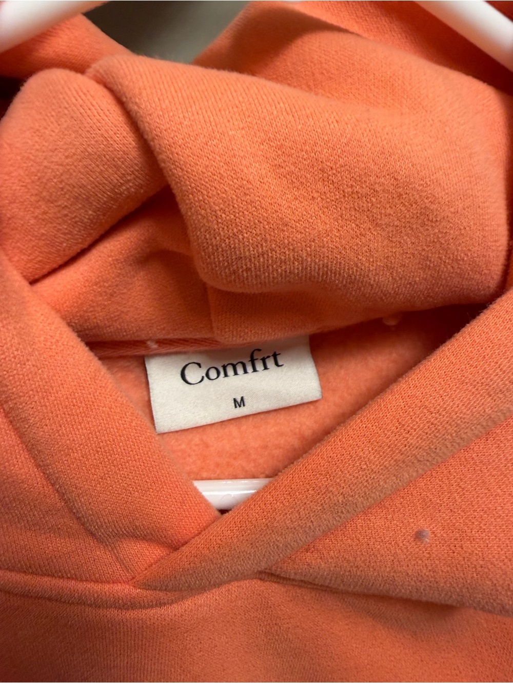 Orange Comfrt Hoodie Sweatshirt - Picture 2 of 2